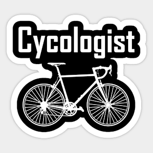 Cycologist Bike Cycology Funny Biking Cyclist Cycling Gift Sticker